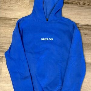 White Fox Boutique Blue Hoodie, XXS/XS